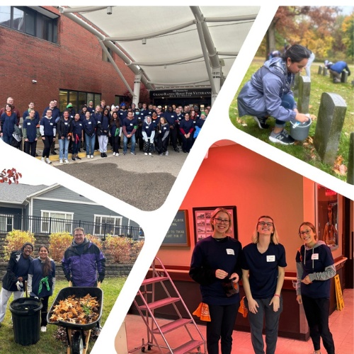 School of Community Leadership & Development Day of Service at the Michigan Veterans Home